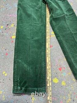Vintage Polo Ralph Lauren Riding Pants Green Men's 30x30 Buckle Corduroy Heavy