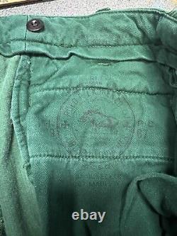 Vintage Polo Ralph Lauren Riding Pants Green Men's 30x30 Buckle Corduroy Heavy