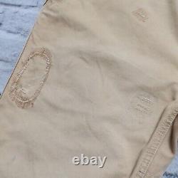 Vintage Polo Ralph Lauren Riding Pants Size 33 Brown Leather Western