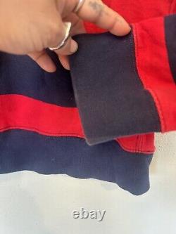 Vintage Polo Ralph Lauren Rugby Hoodie Sweatshirt Mens 2XB Cotton Blend Classic