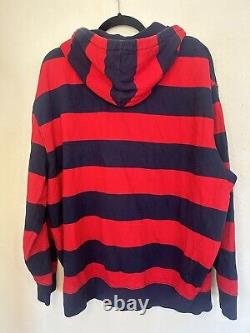 Vintage Polo Ralph Lauren Rugby Hoodie Sweatshirt Mens 2XB Cotton Blend Classic