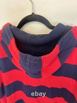 Vintage Polo Ralph Lauren Rugby Hoodie Sweatshirt Mens 2XB Cotton Blend Classic