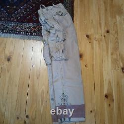 Vintage Polo Ralph Lauren Rugby- Military Cargo Pants- Regimental 32w 30L Rare
