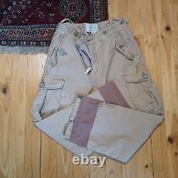 Vintage Polo Ralph Lauren Rugby- Military Cargo Pants- Regimental 32w 30L Rare