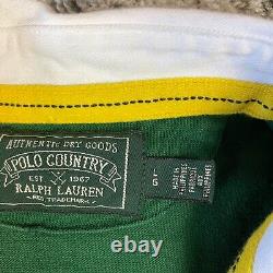 Vintage Polo Ralph Lauren Rugby Shirt Mens Large L Country Sportsman Striped USA