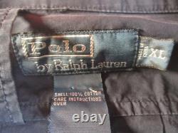 Vintage Polo Ralph Lauren Safari Gentleman Sportswear Jacket Men Navy Blue XL