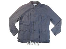 Vintage Polo Ralph Lauren Safari Gentleman Sportswear Jacket Men Navy Blue XL