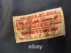 Vintage Polo Ralph Lauren Safari Gentleman Sportswear Jacket Men Navy Blue XL