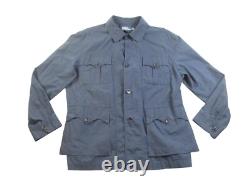 Vintage Polo Ralph Lauren Safari Gentleman Sportswear Jacket Men Navy Blue XL