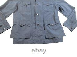 Vintage Polo Ralph Lauren Safari Gentleman Sportswear Jacket Men Navy Blue XL