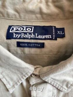 Vintage Polo Ralph Lauren Safari Shirt Men's XL Key West Graphic 90s