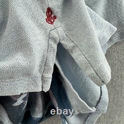 Vintage Polo Ralph Lauren Shark Shirt Mens Medium 2002 Collection Nautical Rare