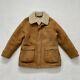 Vintage Polo Ralph Lauren Shearling-lined Suede Car Coat