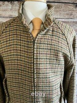Vintage Polo Ralph Lauren Shetland Wool Bomber Jacket Size XL Made in USA