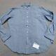 Vintage Polo Ralph Lauren Shirt Large 16.5 Blue Chambray Tuxedo Wing Collar New