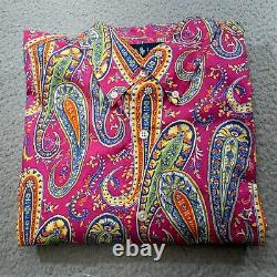 Vintage Polo Ralph Lauren Shirt Men Extra Large Purple Psychedelic Paisley Music
