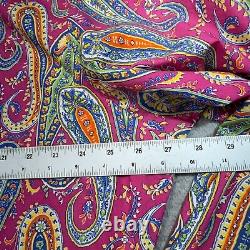 Vintage Polo Ralph Lauren Shirt Men Extra Large Purple Psychedelic Paisley Music