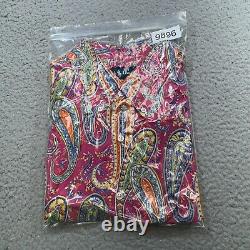 Vintage Polo Ralph Lauren Shirt Men Extra Large Purple Psychedelic Paisley Music