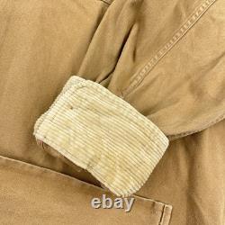 Vintage Polo Ralph Lauren Shirt Men Medium Brown Sportsman Corduroy Collar 90s