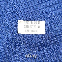 Vintage Polo Ralph Lauren Shirt Men's LARGE Blue Cotton Made in USA Sportswear