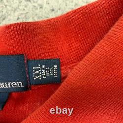 Vintage Polo Ralph Lauren Shirt Mens 2XL XXL Red Tie Dye Big Blackbird The One