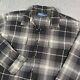 Vintage Polo Ralph Lauren Shirt Mens Xl Steward Sport Loop Shadow Plaid Silk