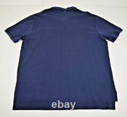 Vintage Polo Ralph Lauren Shirt Size XL 90s Navy Blue Embroidered Polo Made USA