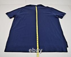Vintage Polo Ralph Lauren Shirt Size XL 90s Navy Blue Embroidered Polo Made USA