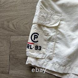 Vintage Polo Ralph Lauren Shorts Mens Extra Large White CP 93 Yacht Cargo Adult