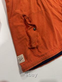Vintage Polo Ralph Lauren Ski Club Patrol Patch Orange Hoodie XL