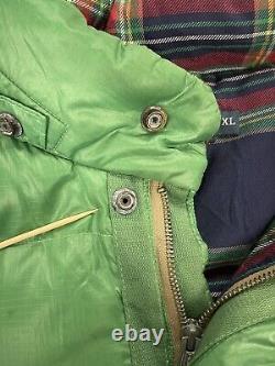 Vintage Polo Ralph Lauren Ski Club Puffer Vest Jacket XL Green Down Insulated
