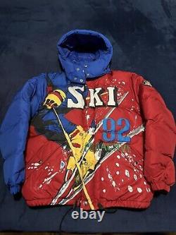 Vintage Polo Ralph Lauren Ski Down Jacket 1992 Rare XL NWT