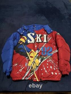 Vintage Polo Ralph Lauren Ski Down Jacket 1992 Rare XL NWT
