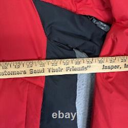 Vintage Polo Ralph Lauren Ski Jacket Mens Large Red Black Full Zip Hooded