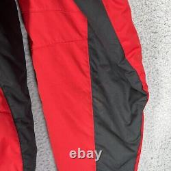 Vintage Polo Ralph Lauren Ski Jacket Mens Large Red Black Full Zip Hooded