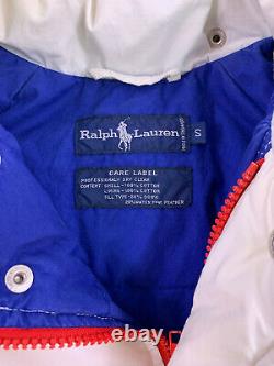 Vintage Polo Ralph Lauren Snowbeach Rare Stadium 1992 Polo Usa Cookie Coat SZ S