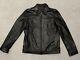Vintage Polo Ralph Lauren Soft Genuine 100% Leather Jacket Mens Small Black