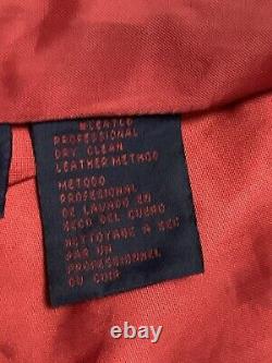 Vintage Polo Ralph Lauren Soft Genuine 100% Leather Jacket Mens Small Black