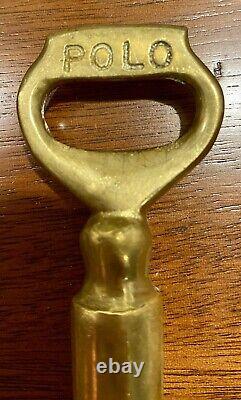 Vintage Polo Ralph Lauren Solid Brass Bottle Opener England Rare Metal Boot