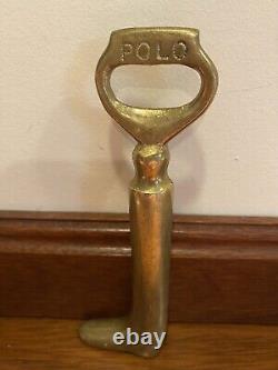 Vintage Polo Ralph Lauren Solid Brass Bottle Opener England Rare Metal Boot