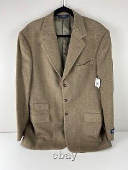 Vintage Polo Ralph Lauren Sport Coat Mens 40 Country Tweed Blazer Jacket