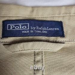 Vintage Polo Ralph Lauren Sport Coat Mens 42R Blazer Jacket Cotton Casual Preppy