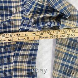 Vintage Polo Ralph Lauren Sport Coat Mens Large Colorful Plaid Three Button 43L