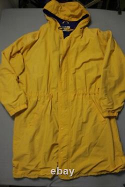 Vintage Polo Ralph Lauren Sporting Goods Jacket Stadium Mens Large Yellow 1991