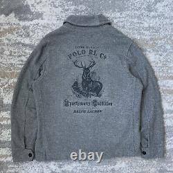 Vintage Polo Ralph Lauren Sportsman Country Mackinaw Utility Grey Jacket XL