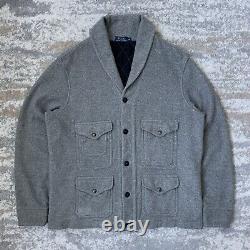 Vintage Polo Ralph Lauren Sportsman Country Mackinaw Utility Grey Jacket XL
