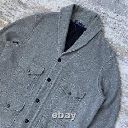 Vintage Polo Ralph Lauren Sportsman Country Mackinaw Utility Grey Jacket XL
