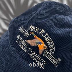 Vintage Polo Ralph Lauren Sportsman Guide Duck Corduroy Hat