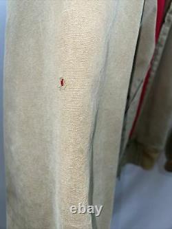 Vintage Polo Ralph Lauren Sportsman Jacket Mens M Khaki Full Zip Bomber Style