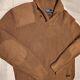 Vintage Polo Ralph Lauren Sportsman Patch Elbow Pads Shawl Collar Sweater Men Xl